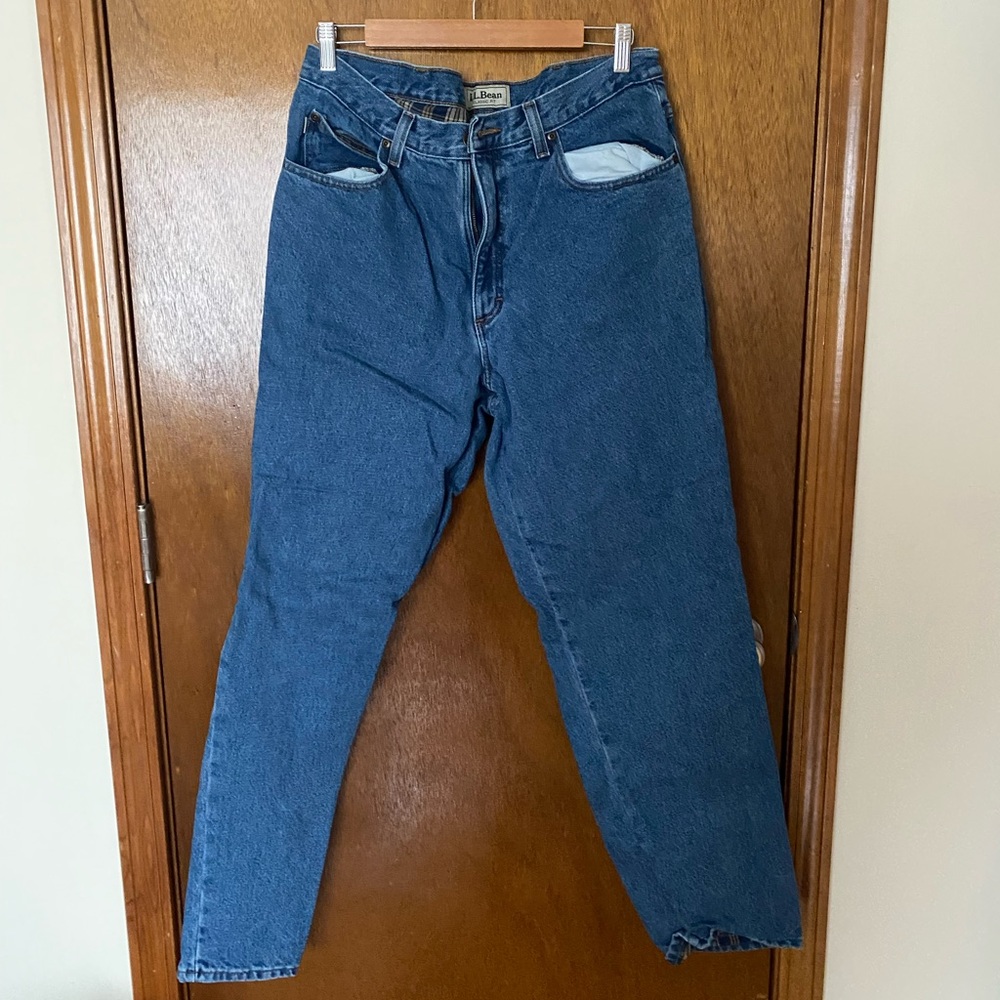L.L. Bean Flannel Lined Jeans